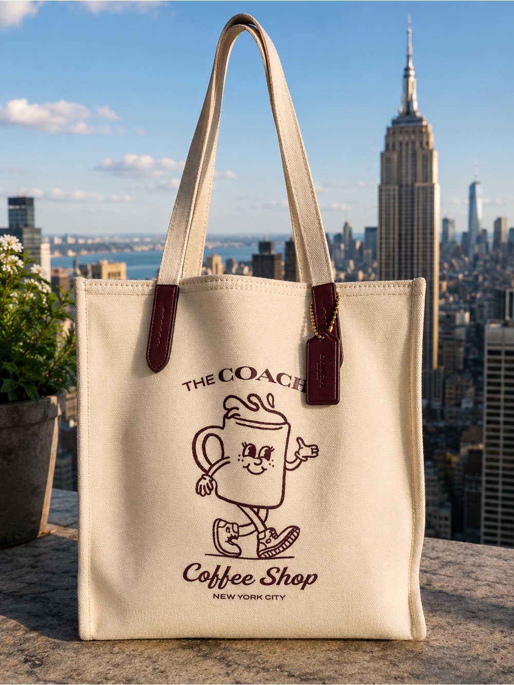Coach Coffee House Canvas Tote Sold Out everywhere!